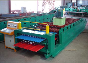 Double Decking Type Color Steel Roll Former Machine 8 - 12 M / Min Production Speed