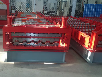 Building Material Double Layer Roof Sheet Making Machine , Guardrail Roll Forming Machine