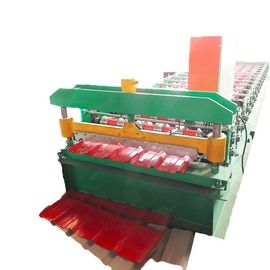 Hydraulic Galvanized Steel Roof Tile Making Machine 5T Carrying Capacity High Speed