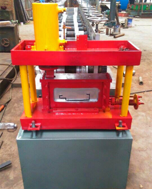 Ppgi Sheet Door Frame Roll Forming Machine / Concrete Door Frame Making Machine