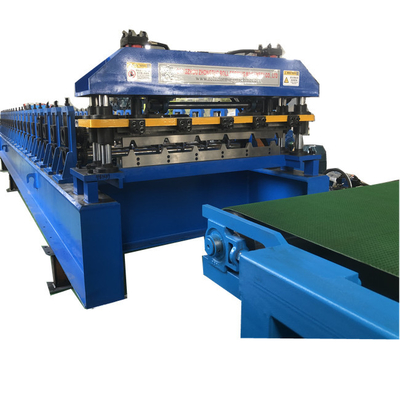 Metal Roofing 0.2mm Steel Sheet Roll Forming Machine Plc Control