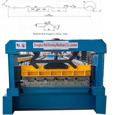 Molding Frame 0.3 Mm Trapezoidal Roofing Sheet Roll Forming Machine Metal