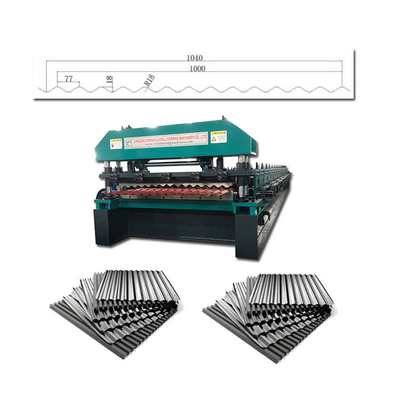 Steel Corrugated Roofing Sheet Rolling Forming Machine PPGI Material