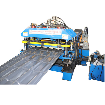 High Speed Step Tile Rolling Forming Making Machine Roof Sheet 0.5mm