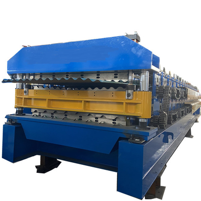 Metal Wall And Roof Sheet Roll Forming Machine  0-20m/Min Energy Efficient