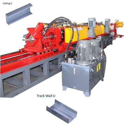 Galvanized Metal Stud And Track Wall Framing Profile Rolling Forming Machine