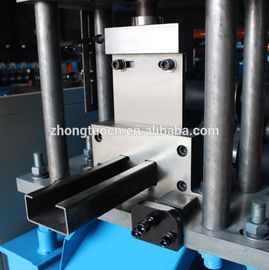 PLC Control Door Frame Roll Forming Machine / CZ Purlin Machine For Building