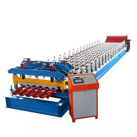 High Speed Arc Glazed Tile Roll Forming Machine Dimension 8700 * 1550 * 1910 mm