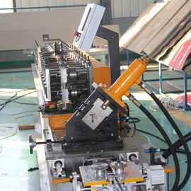 Ceiling T Grid Light Keel Roll Forming Machine With 1.2 Inch Chain Drive