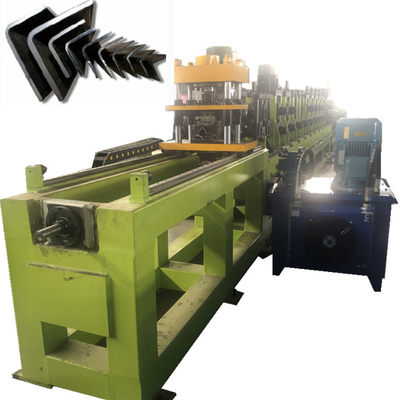Cold formed steel angle bar rolling forming machine for storage rack