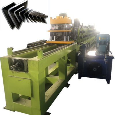 Cold Formed Steel Angle Bar Rolling Forming Machine For Storage Rack