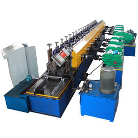 Automatic CZ Purlin Roll Forming Machine 5 Tons Manual Uncoiler PLC Control