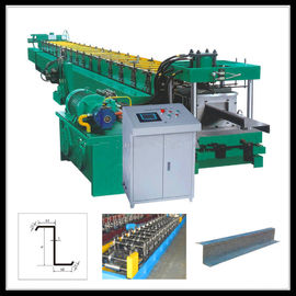 Building Material CZ Purlin Roll Forming Machine Metal Roll Former 11-16  Steps