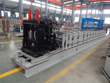 Gcr 15 CZ Purlin Roll Forming Machine Colored Steel Tile Type With 15 Rows Rollers