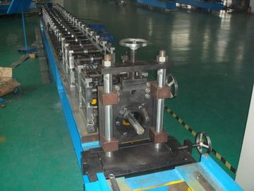 13 Stations Downspout Roll Forming Machine / Gutter Rolling Machine 3T Manual Uncoiler