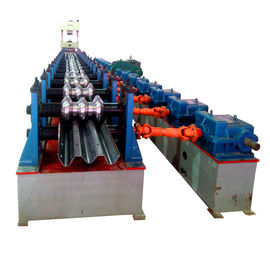 12 Tons Weight Highway Guardrail Roll Forming Machine 6 - 10 M / Min Productivity