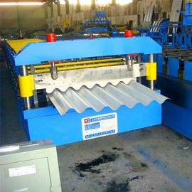 Solid Shaft Roof Corrugated Roll Forming Machine For Produce Building Material