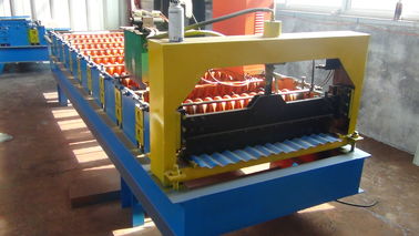 Steel Tile  Roofing Wall Roof Tile Making Machine Hydraulic Cutting Type 16 Rows