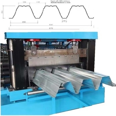 ZTRFM Anti Corrosion And Hardened Floor Decking Forming Machine With Chromed Treatment