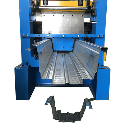 Steel Decking Single Wave Rolling Forming Machine With Middle Plate Welded Frame