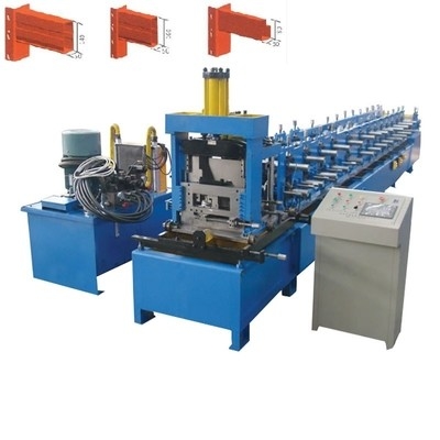 Supermarket Shelf Panel Roll Forming Machine With High Precision Punching Press