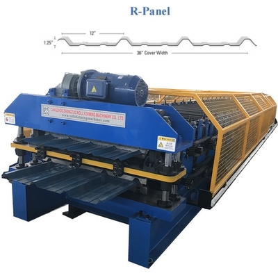 Multi Use R Roof And Wall Panel Roll Forming Machine High Speed