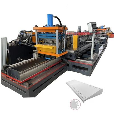 Metal Supermarket Shelf Back Panel Profile Making Machine
