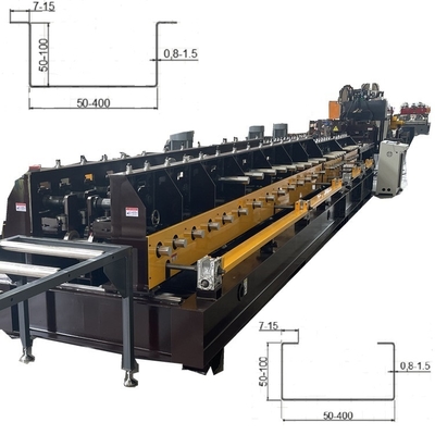 Cable tray and cover profile rolling forming machine