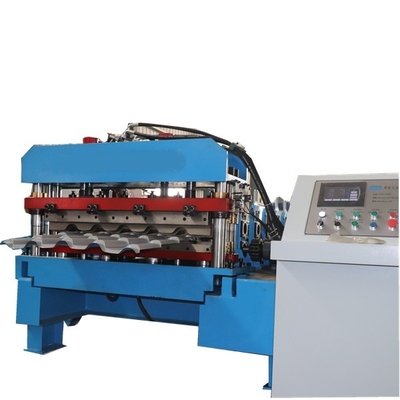 12m/ Min Step Tile Machine PPGI PPGL 11kW Sheet Roll Forming Machine