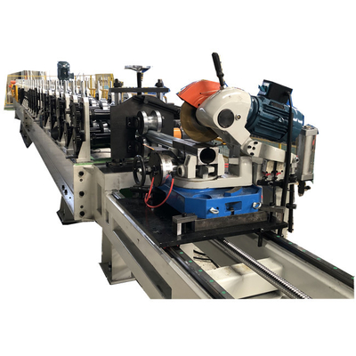 Rolling Shutter Door Interlocked Tube Roll Forming Machine For Octagonal Pipe Production