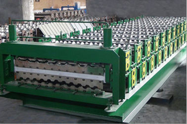 Chain Driving Double Layer Roll Forming Machine 1200 Mm Coil Sheet Feeding