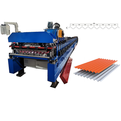 Stainless Steel Filmed PPGI Metal Roofing Sheet Rolling Forming Machine