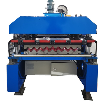 Stainless Steel Filmed PPGI Metal Roofing Sheet Rolling Forming Machine