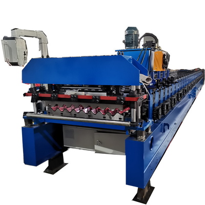 Stainless Steel Filmed PPGI Metal Roofing Sheet Rolling Forming Machine