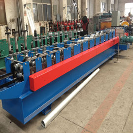 Steel Downspout Roll Forming Machine 330 Mm Feeding Width 70 Mm Shaft Diameter