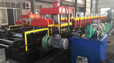 Steel Profile Guardrail Forming Machine / Metal Roll Forming Machine For Construction