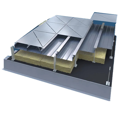 High Load Bearing Capacity Standing Seam Roofing Sheet Machine With Slitting And Bending Machine
