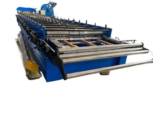 High Quality Metal Roof Sheet Roll Forming Machine With PLC Control Methold