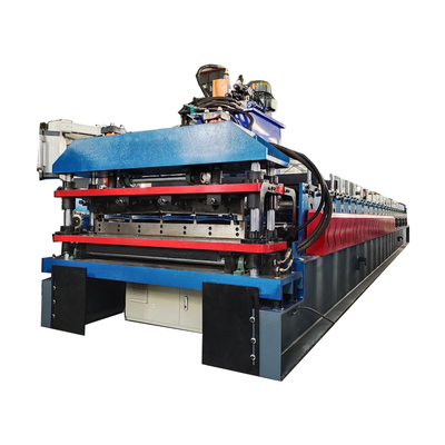 Trapezoid Standing Seam Metal Roofing Panel Machine 10 Stations