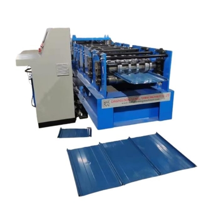 Steel Sheet Roll Forming Machine For Standing Seam Metal Roofing Snap Lock Panel Production