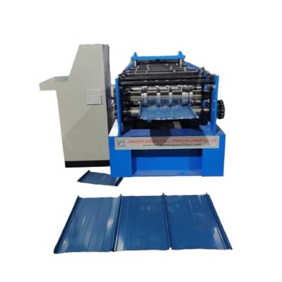 Steel Sheet Roll Forming Machine For Standing Seam Metal Roofing Snap Lock Panel Production