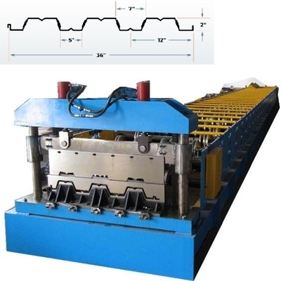 Cellular Decking Metal Roof Decking Making Machine For Steel Structure Construction