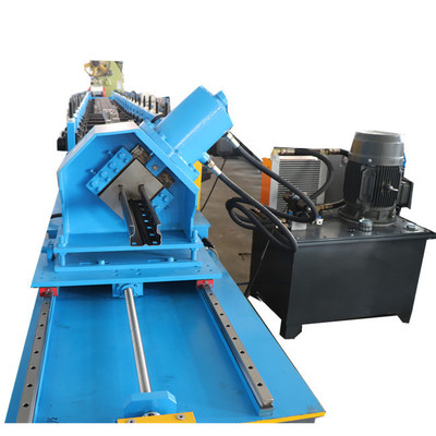 Advanced Shelf Panel Roll Forming Machine For Upright Racks With Punching And Cutting Systems