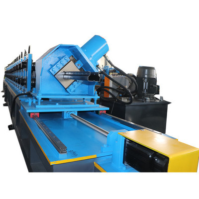 Advanced Shelf Panel Roll Forming Machine For Upright Racks With Punching And Cutting Systems
