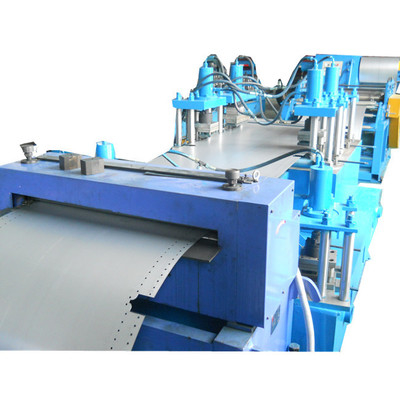 Chain Driving Steel Sheet Roll Forming Machine Processing Flow Of Uncoiling Auto Cutting