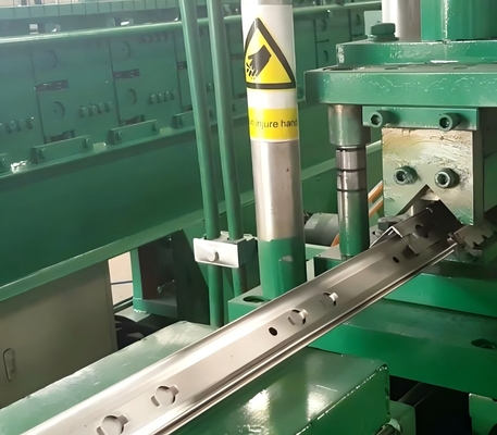 Rack Shelf Roll Forming Machine For Supermarket Storage Rack Upright Shelf Frame Profile