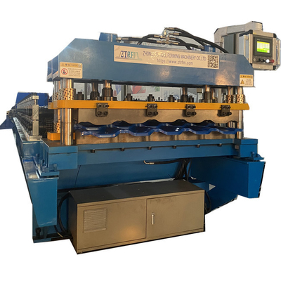 Versatile Step Tiles Roofing Sheets Rolling Forming Machine In Russian