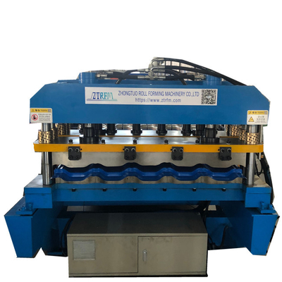 Versatile Step Tiles Roofing Sheets Rolling Forming Machine In Russian