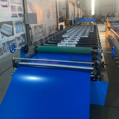 Versatile Step Tiles Roofing Sheets Rolling Forming Machine In Russian