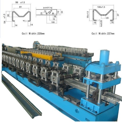 Complete Range Of Structural Purlins Roll Forming Machine With Automatic Motorized Height And Width Change